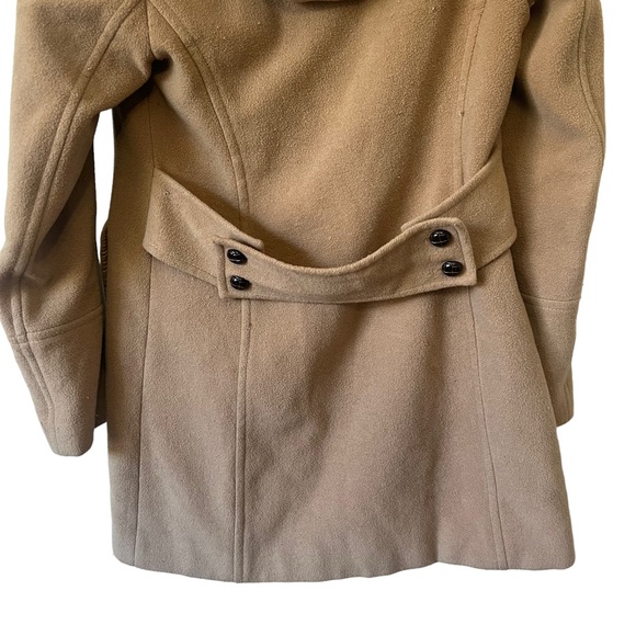 Tommy Hilfiger Womens Mid Length Overcoat Tan Camel Size 6 - Picture 6 of 6